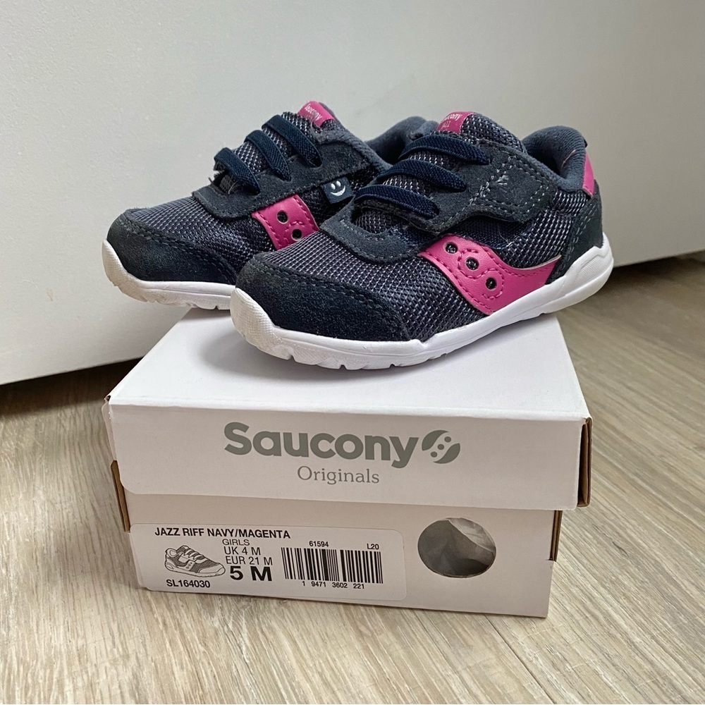 Saucony Kids Toddler Girls Jazz Riff Sneaker Sz 5